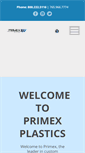 Mobile Screenshot of primexplastics.com
